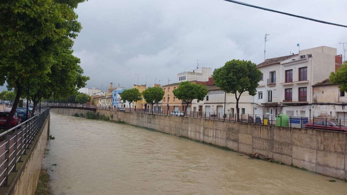Río Girona a su paso por El Verger en 2022 (archivo)