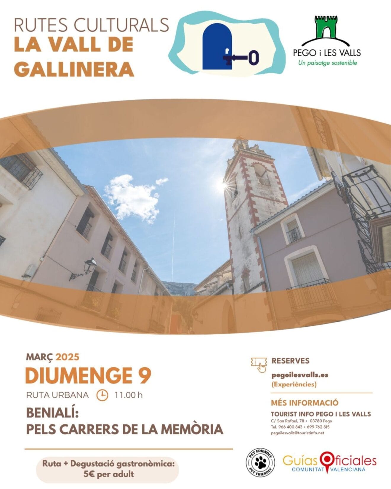 Ruta del 9 de marzo por Benialí