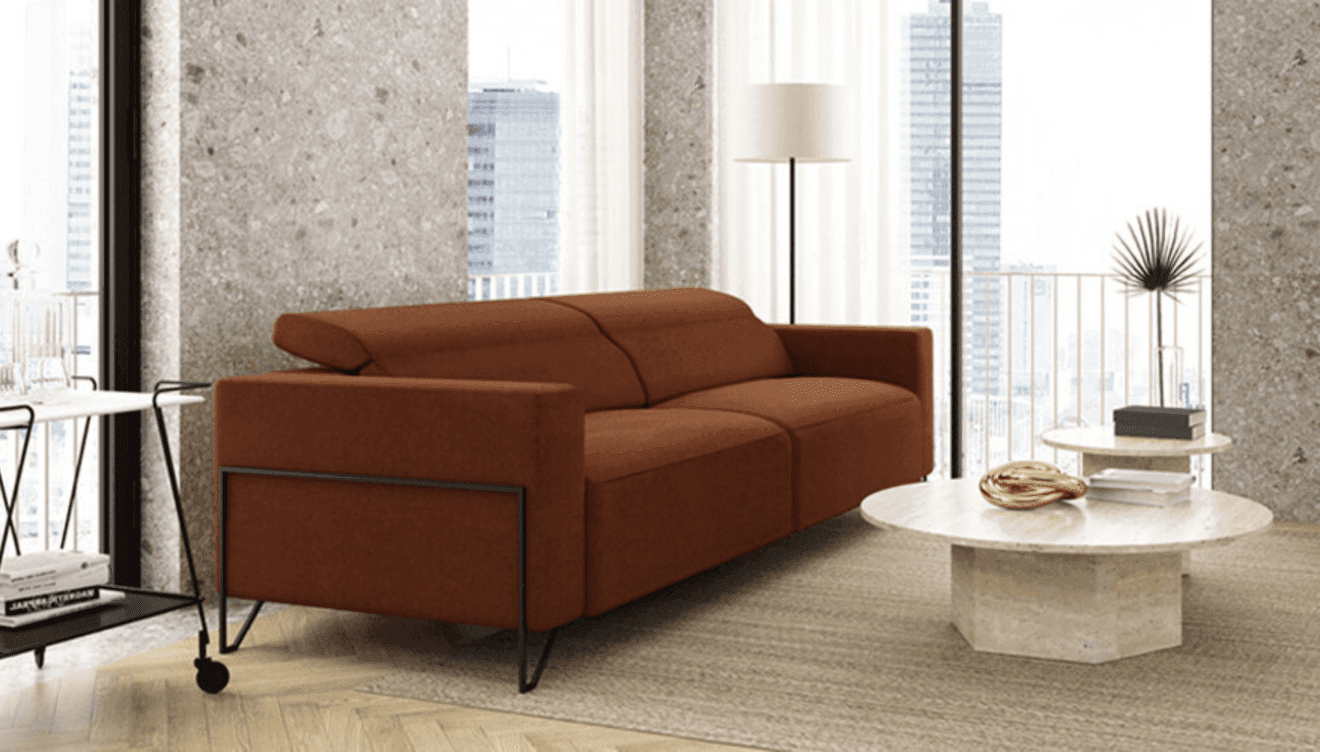 Sofás modernos para realzar tu salón