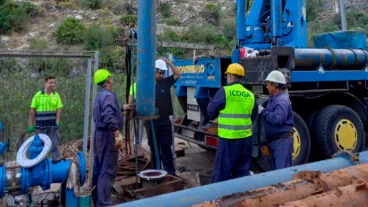 trabajadores de la mancomunitat de calp murla i la vall de laguar pozo lucifer