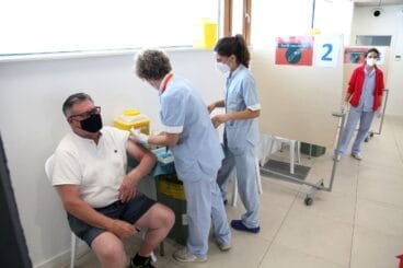 Vacunación contra la COVID en la Marina Alta