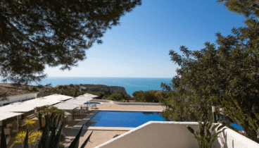 Vistas al Mar Mediterráneo desde este restaurante