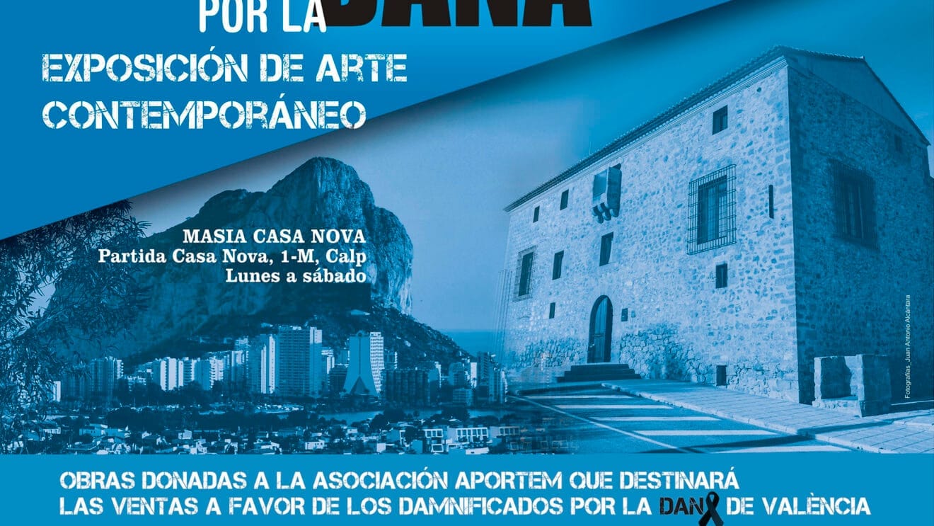 'Arte por la DANA' que acoge la Casa Nova de Calp