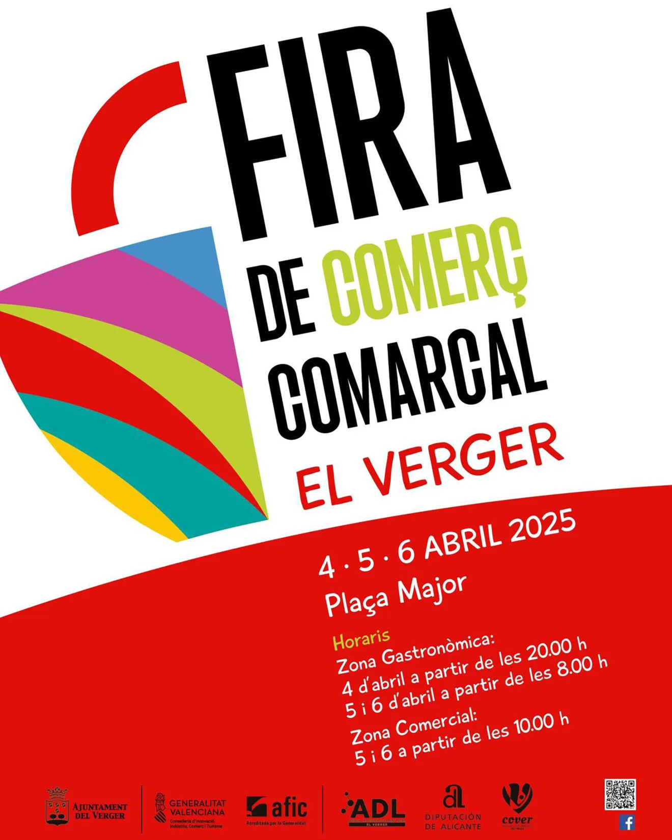 Cartel de la Fira de Comerç Comarcal 2025 El Verger
