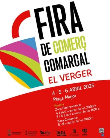 Cartel de la Fira de Comerç Comarcal 2025 El Verger