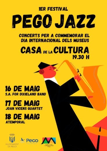 Cartel del primer festival Pego Jazz