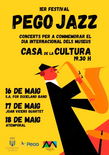 Cartel del primer festival Pego Jazz