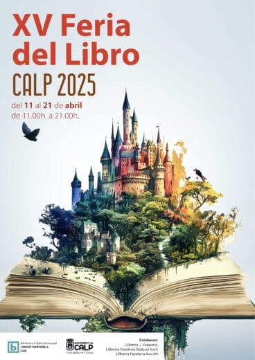 Cartel Feria del Libro de Calp