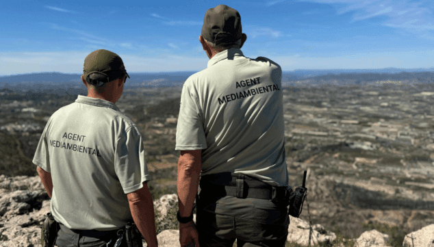 Imagen: Efectivos de la Generalitat en tareas de vigilancia forestal