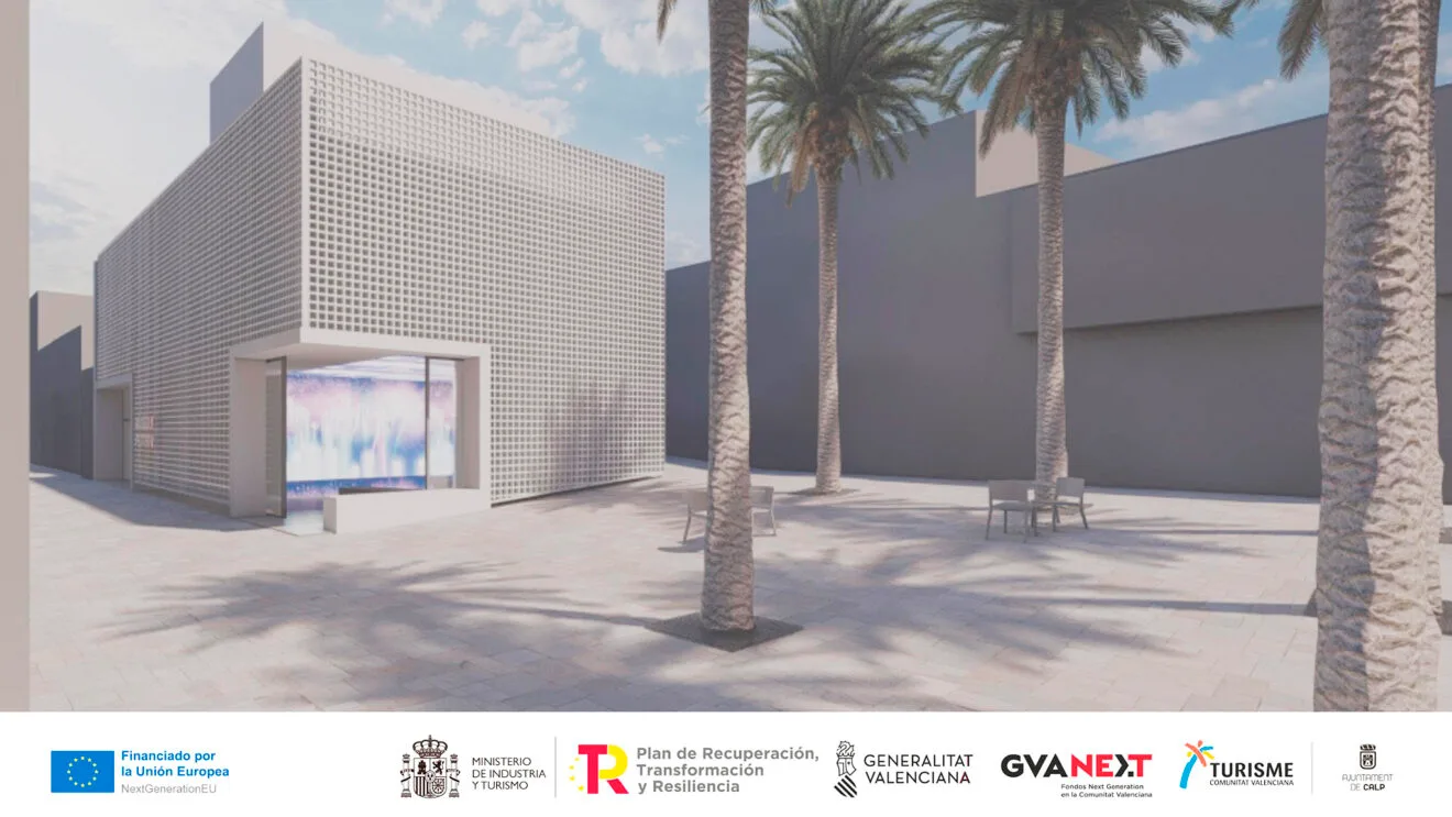 El futuro Museu Fester de Calp desde la Plaza España
