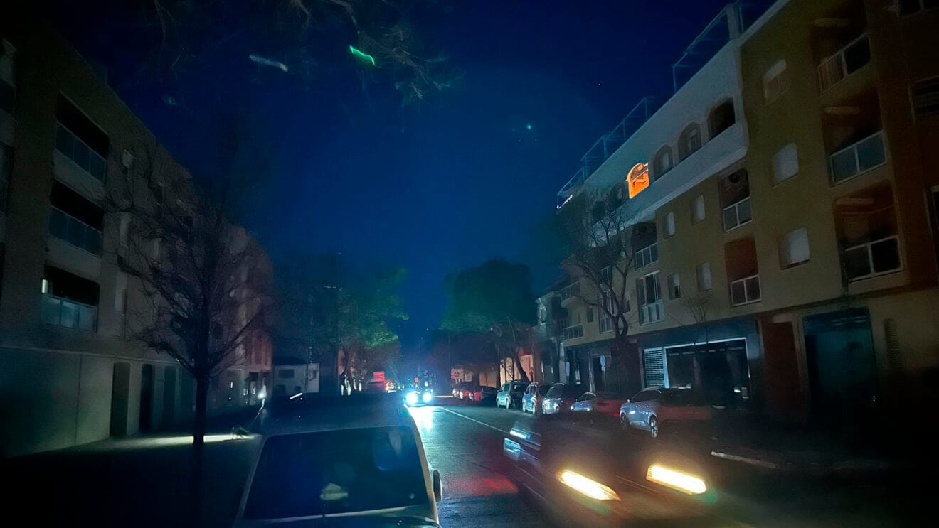 El gran apagón en las calles de Dénia 04