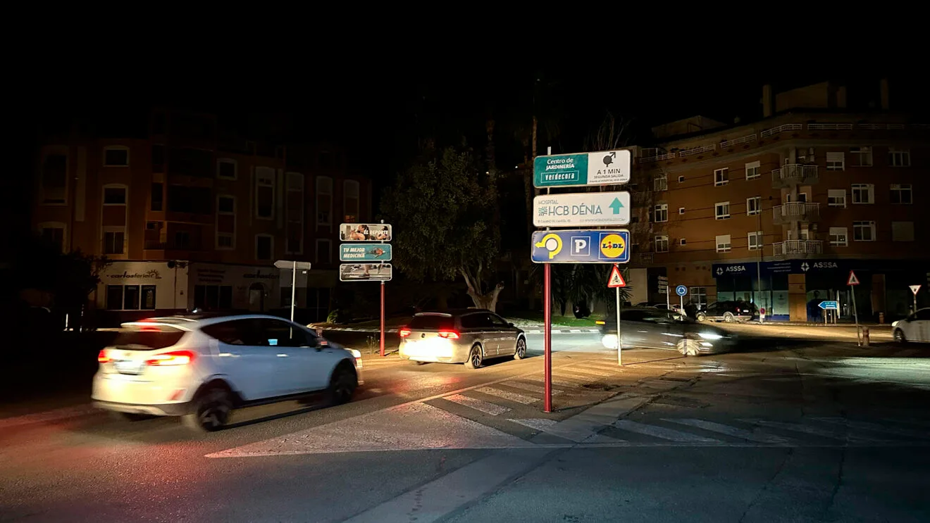 El gran apagón en las calles de Dénia 17