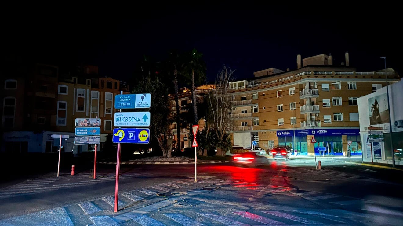 El gran apagón en las calles de Dénia 21