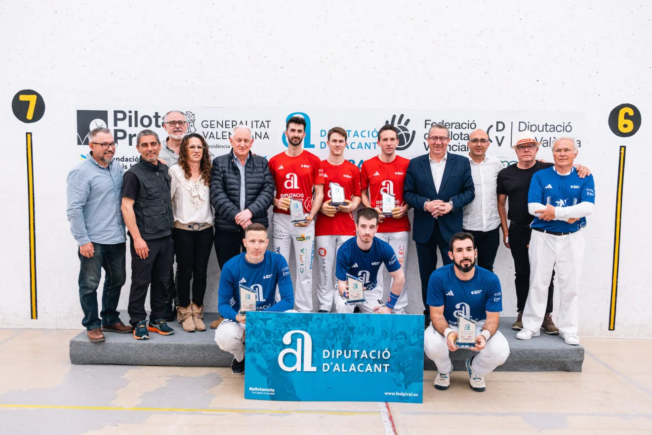 El trinquet de Benidorm corona a los nuevos campeones de la Copa Diputación de Alicante