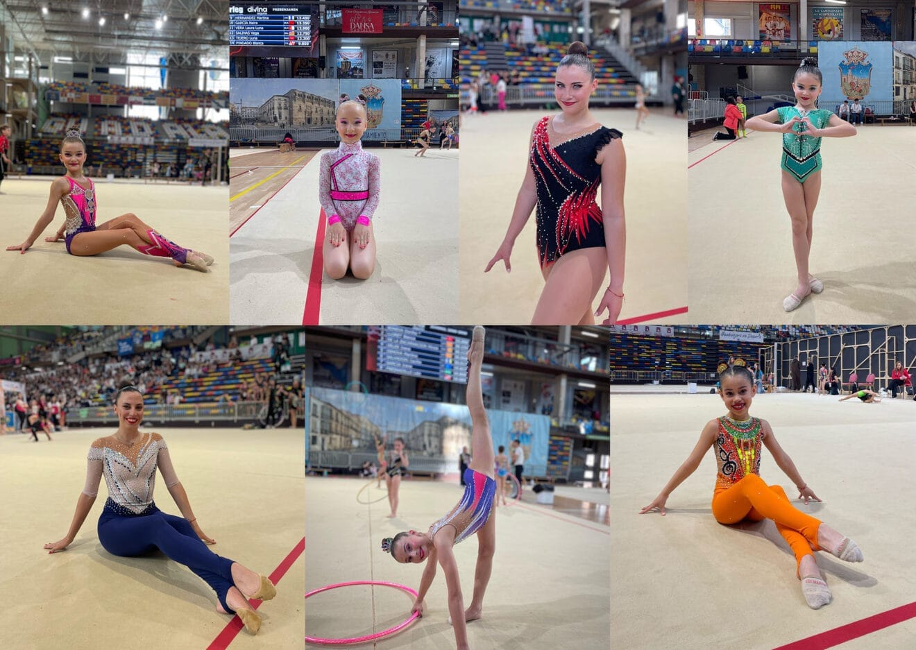 Gimnastas del C.G. Les Marines de Calp en Guadalajara