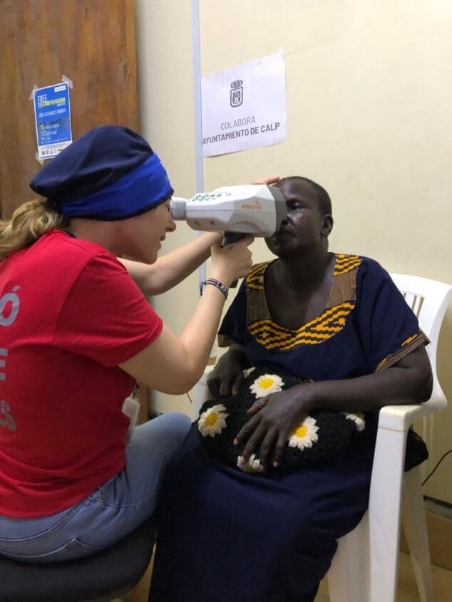 Imagen: Intervención ocular en Kakuma, Kenia