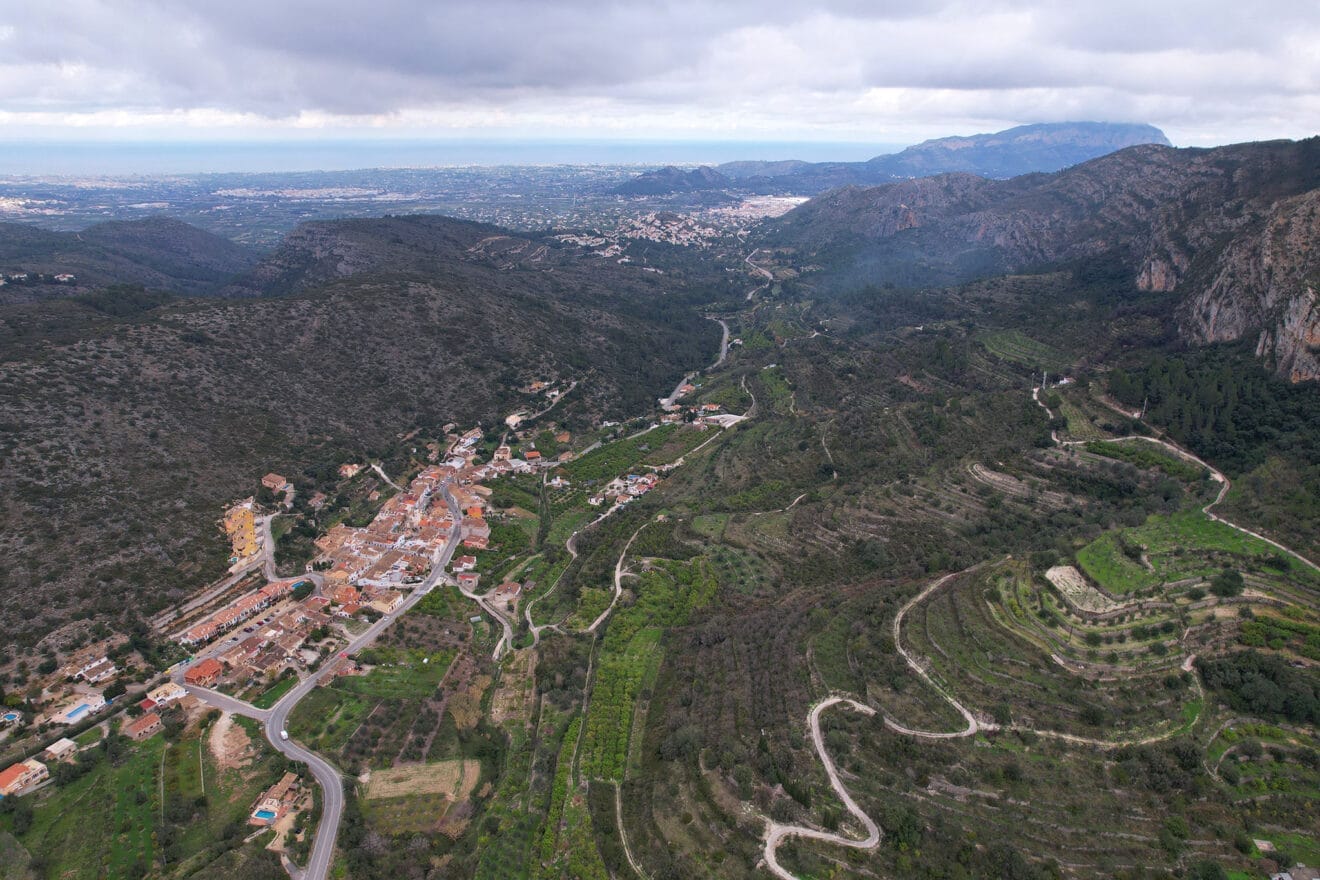 La Marina Alta desde el aire