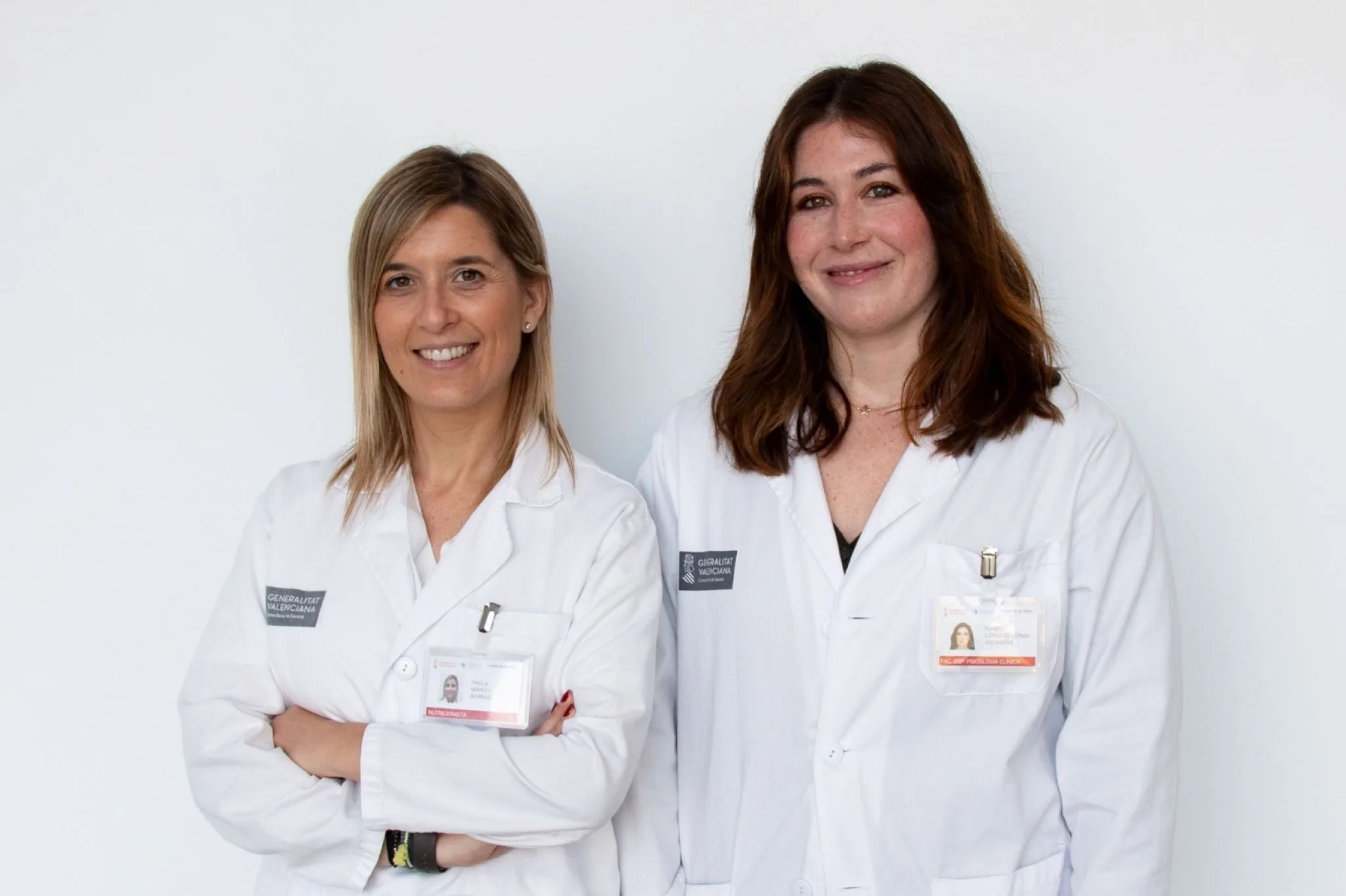 la nutricionista paula march y la psicologa isabel lopez