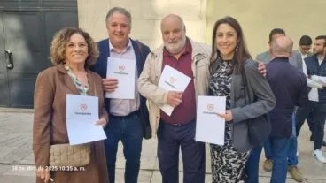 Rebeca Merchán en el registro de Les Corts