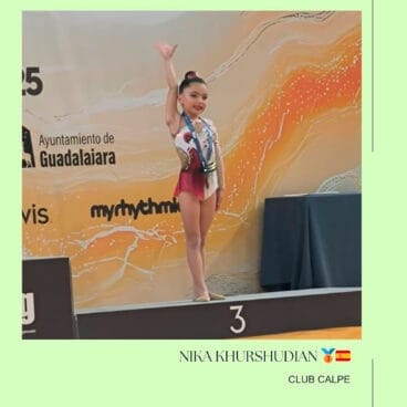 Nika Khurshudian, del Club Gimnasia Calpe