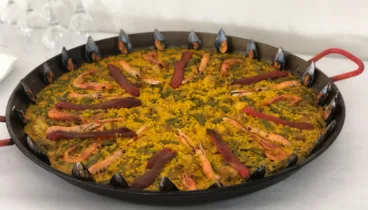 Paellas y arroces listos para compartir