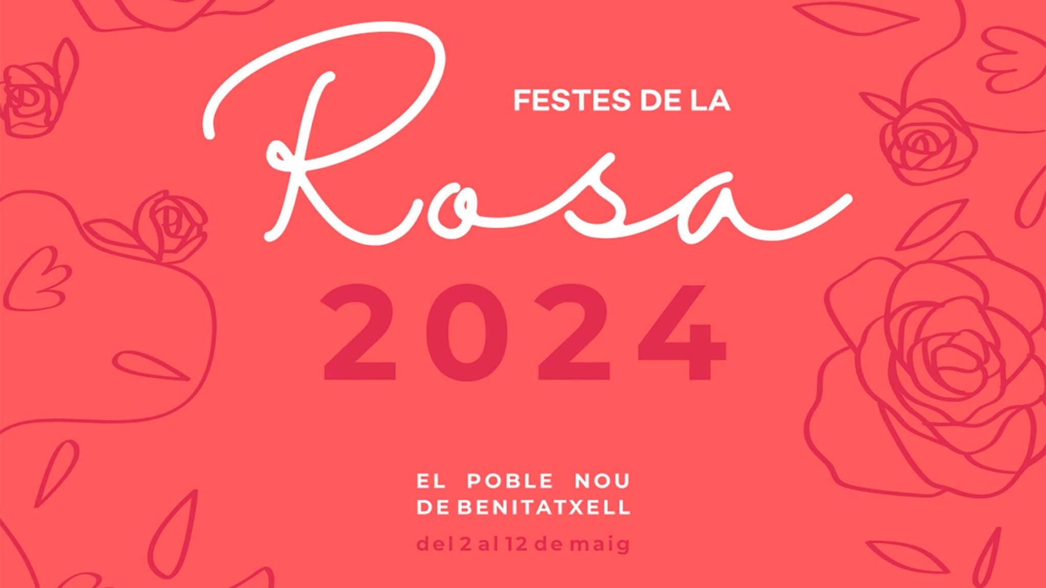 portada del libro de las fiestas de la rosa 2024 de