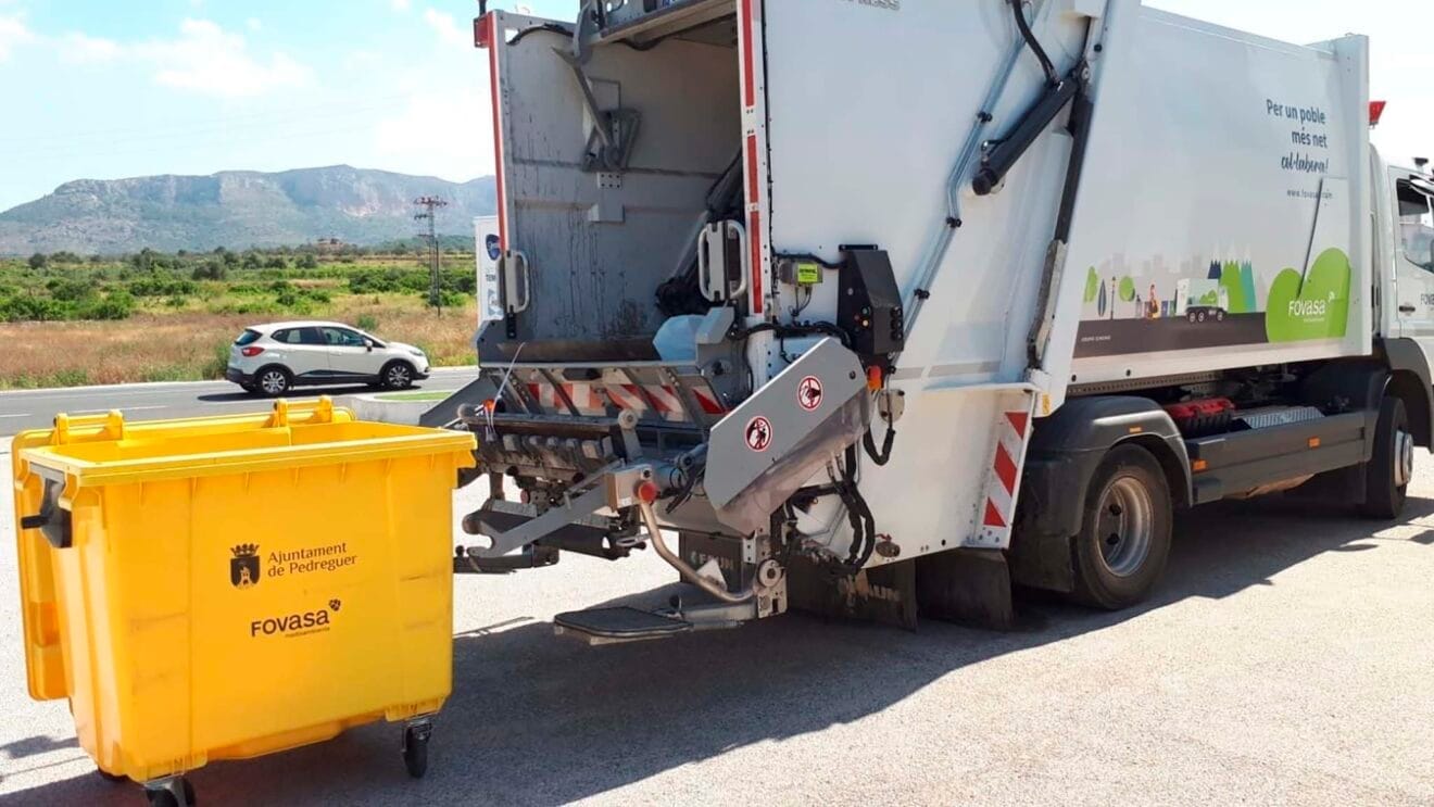 Recogida de residuos en Pedreguer