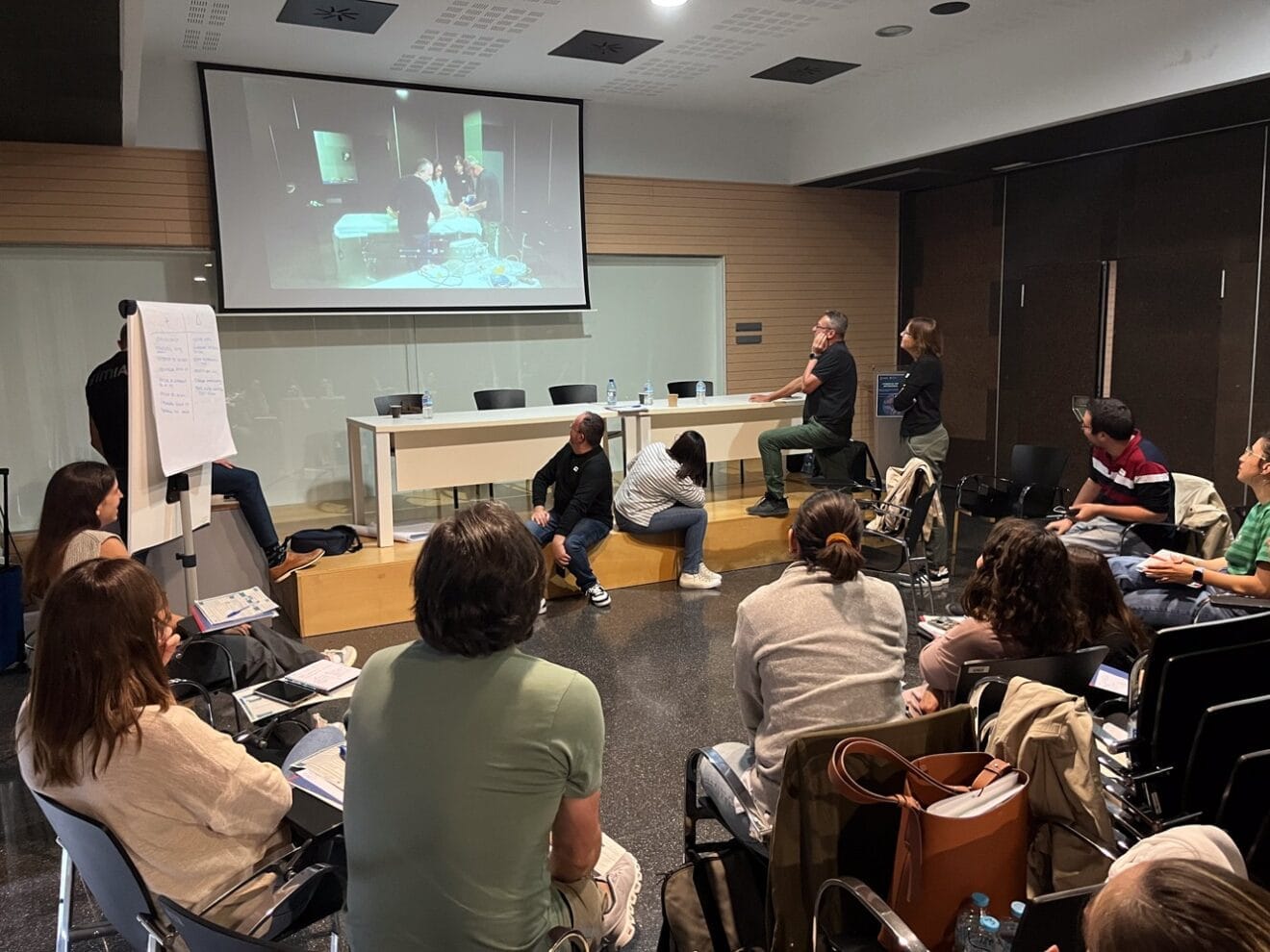 Profesionales durante la formación