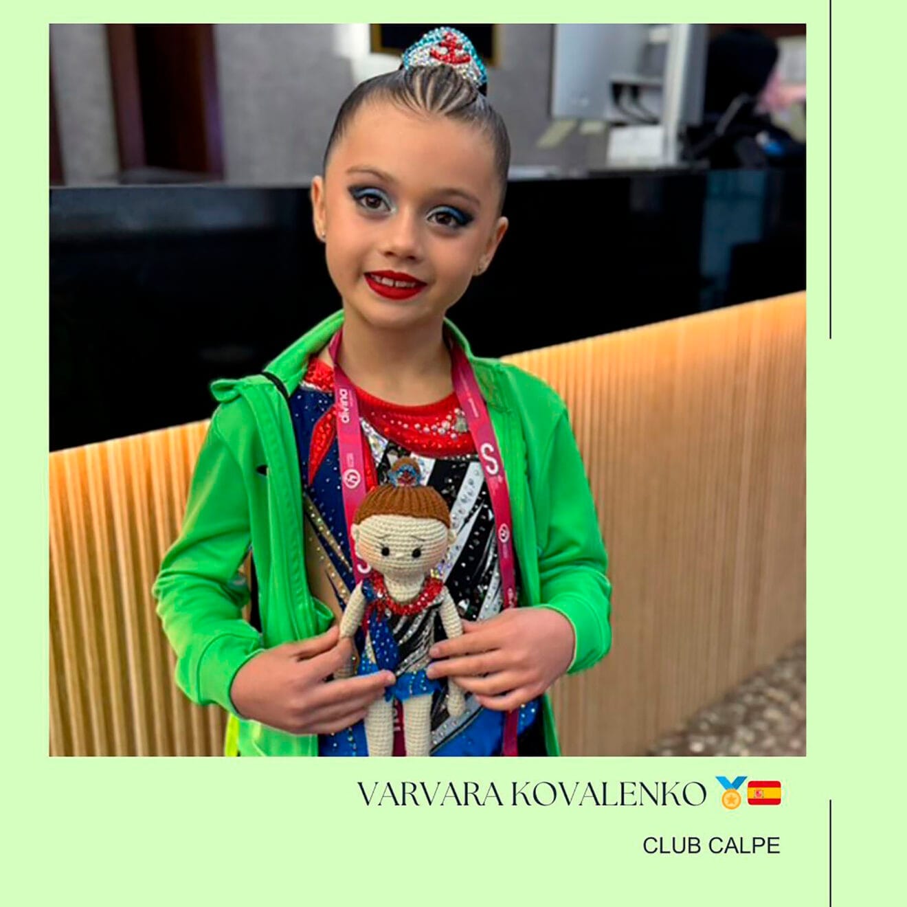 Varvara Kovalenko, del Club Gimnasia Calpe