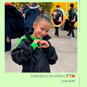 Veronika Voloshina, del Club Gimnasia Calpe