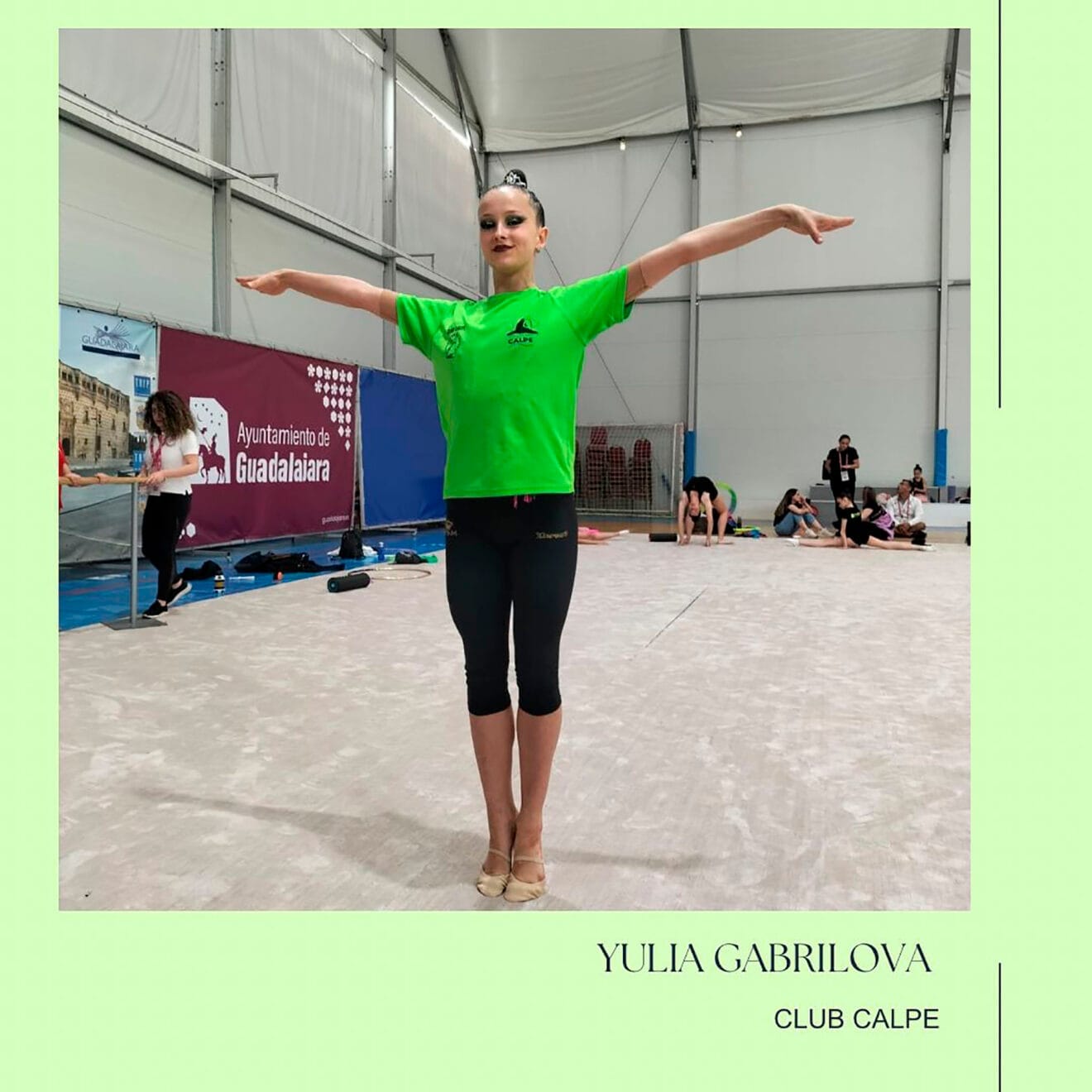 Yulia Gabrilova, del Club Gimnasia Calpe