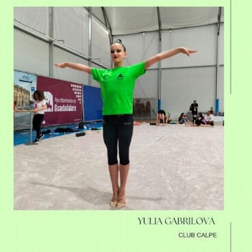 Yulia Gabrilova, del Club Gimnasia Calpe