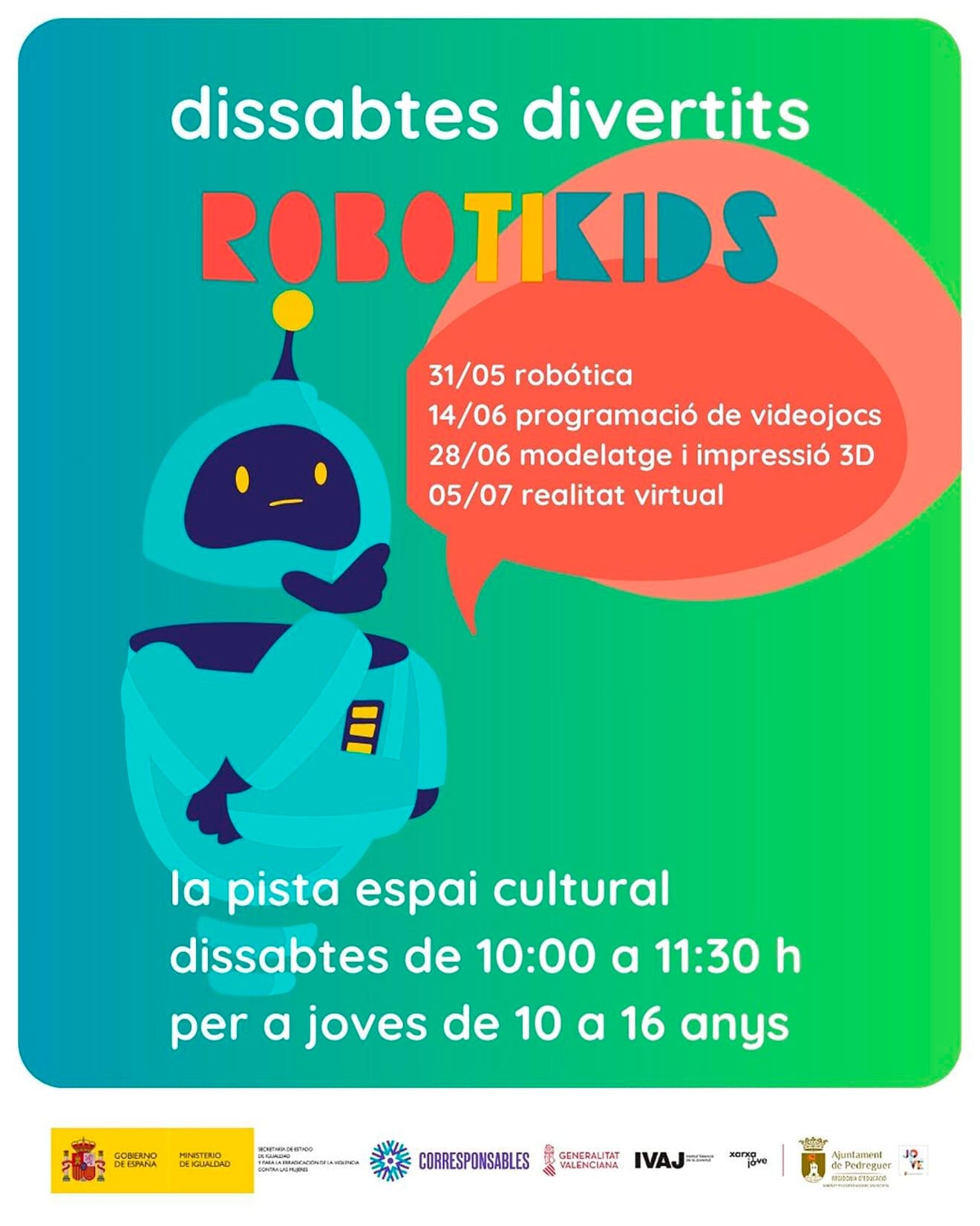 Actividad 'Robotikids' para jóvenes de Pedreguer