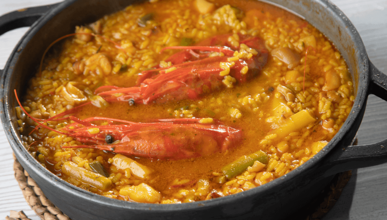 Arroz delicioso del Restaurante Pepe y Estrella