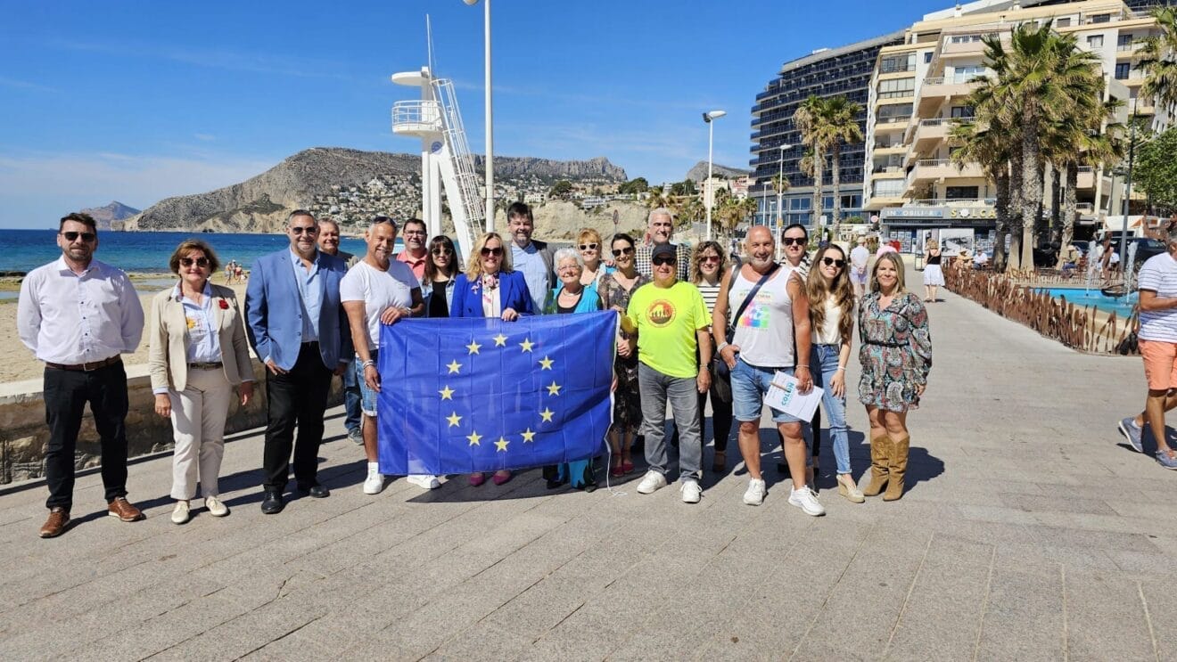 Calp conmemora el Día de Europa con actividades para fomentar la convivencia y el espíritu europeo