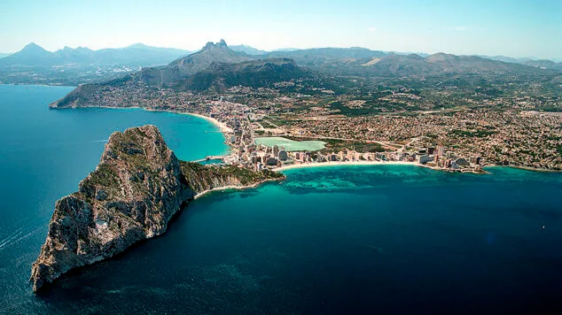 Imagen: Calp desde el aire