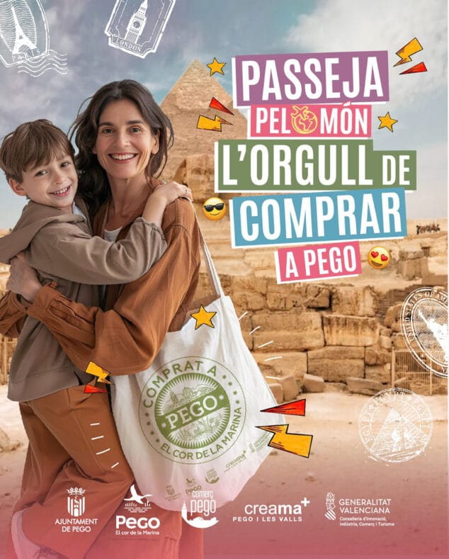 Imagen: Campaña 'Passeja pel món l'orgull de comprar a Pego'