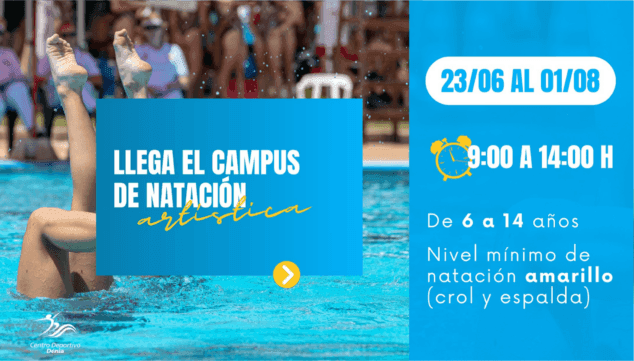 campus de natacion artistica de verano 2025