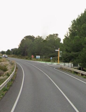 Carretera en la que ha tenido lugar el accidente | Foto Archivo