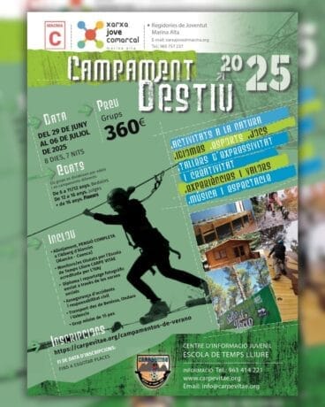 Cartel Campamento de Verano