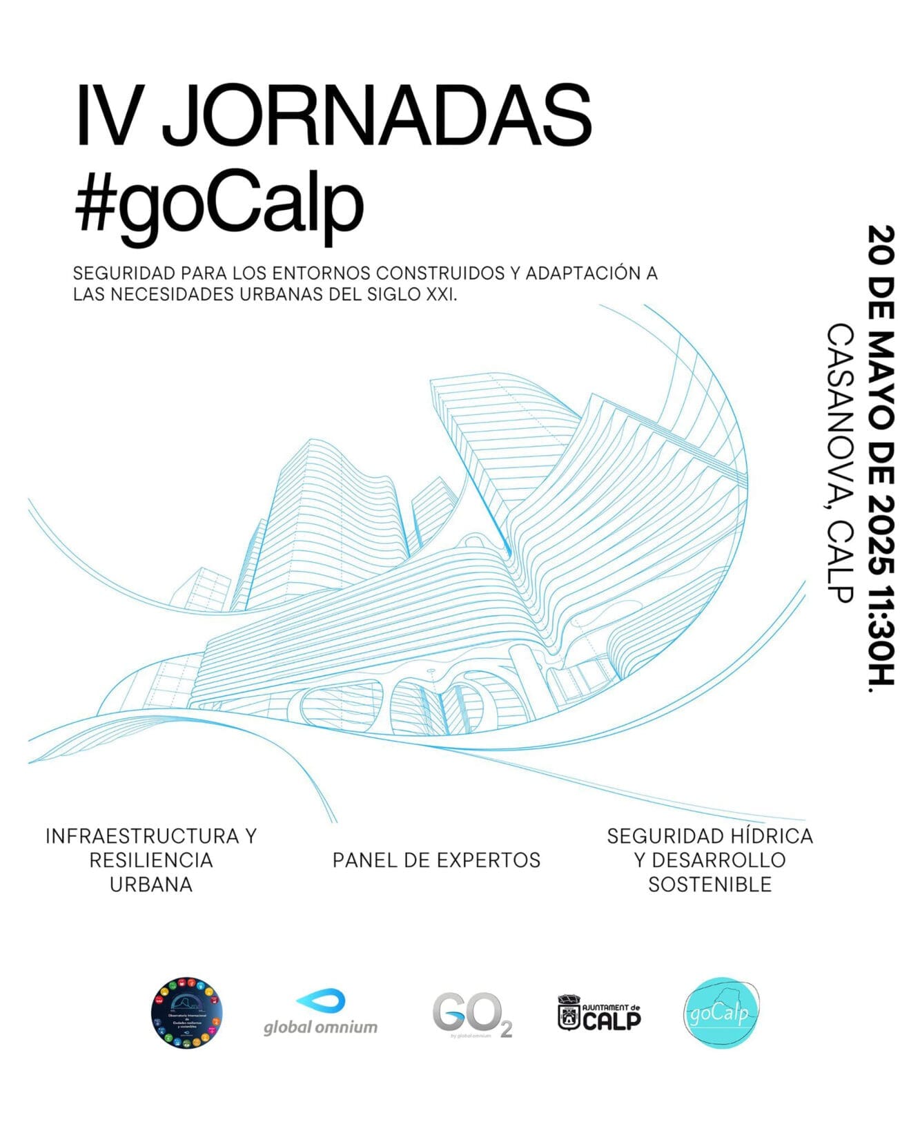 Cartel de las IV Jornadas #goCalp
