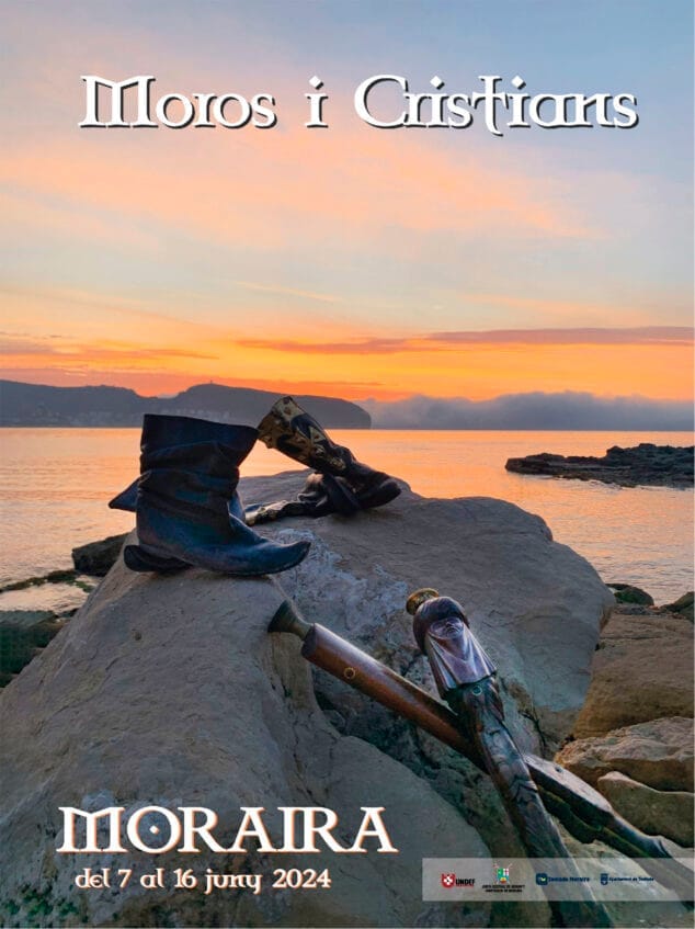 Programa de Moros y Cristianos de Moraira 2024 1 Imagen: Cartel de los Moros i Cristians de Moraira 2024