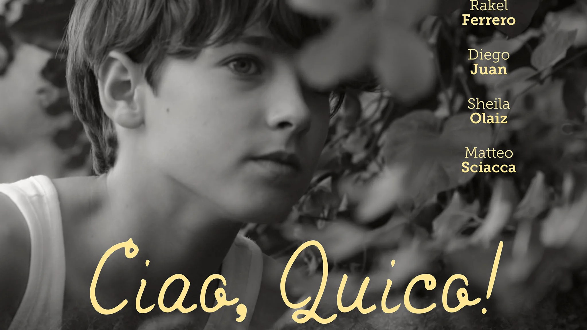 cartel del cortometraje ciao quico