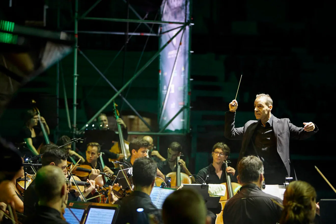 Concierto en Ondara durante el Sonafilm 2024