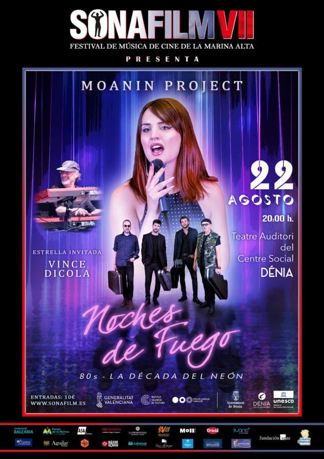 Imatge: Concert 'Nits de Foc. 80s – La Dècada del Neó' a Dénia del Sonafilm 2025