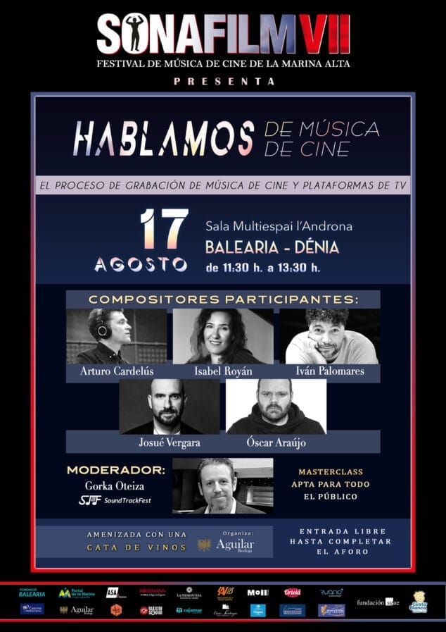 Imatge: Conferència 'Parlem de Música de Cinema' a Dénia del Sonafilm 2025