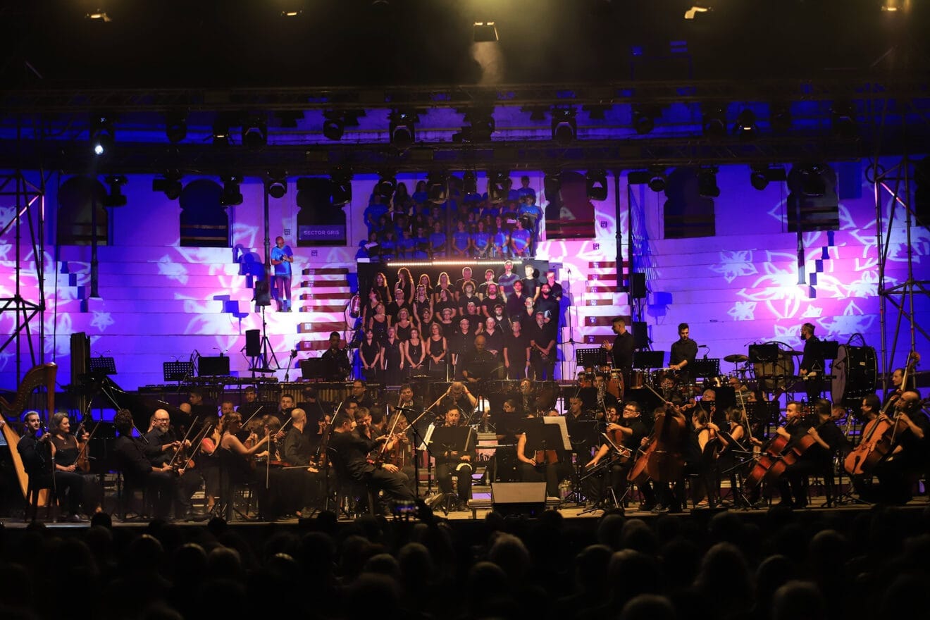 Escenario del Sonafilm 2024 en Ondara