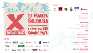 este domingo llega la x marcha solidaria raquel paya llena de premios y colaboraciones