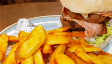 Hamburguesa inglesa y casera