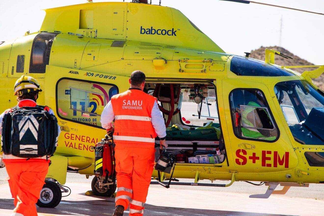 Helicóptero medicalizado de Emergencias GVA